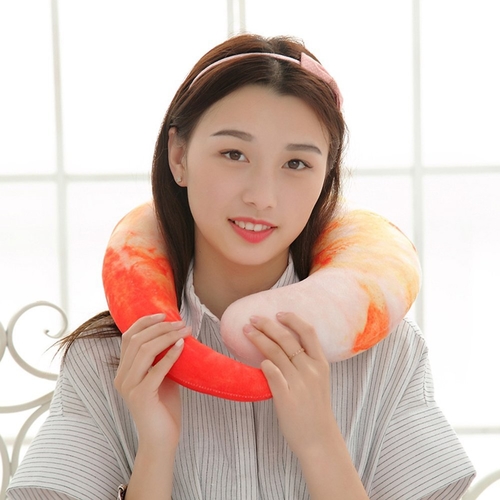 Shrimp Meat U Shaped Neck Pillow
