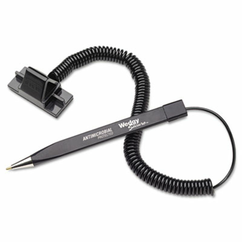 MMF Industries 25828604 Wedgy Secure Ballpoint Stick Coil Pen with Sca