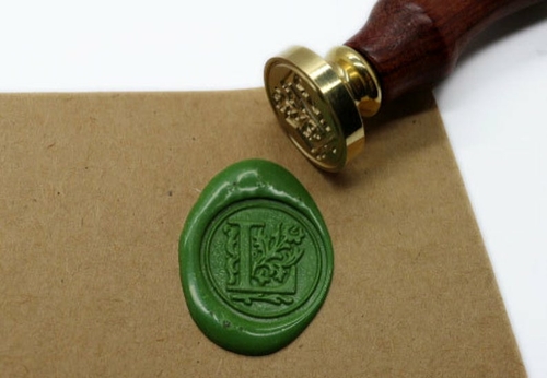Alphabet Letter " L "Wax Seal Stamp , Sealing wax stamp, wax stamp