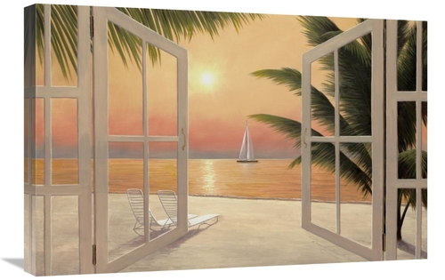 Global Gallery GCS-38450-2030-142 20 x 30 in. Beach Windows Art Print 