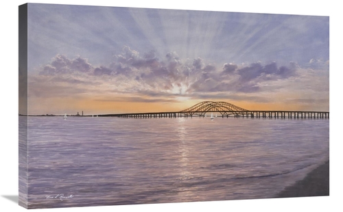 Global Gallery GCS-398715-2030-142 20 x 30 in. Sun Rays Over Captree A