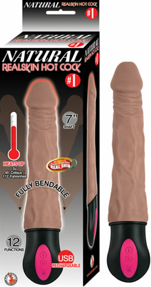 Natural Realskin Hot Cock #1 - Brown