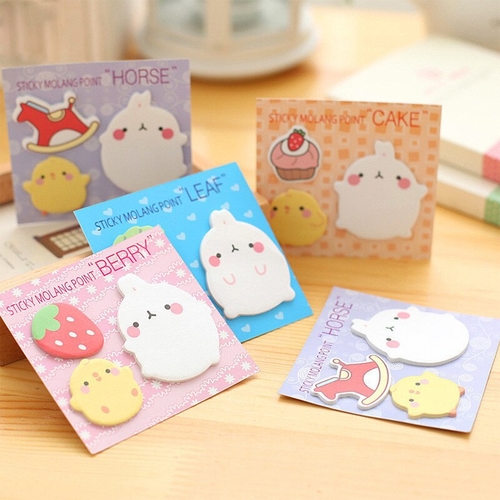 Cute Rabbit Chick Sticker Bookmark Marker