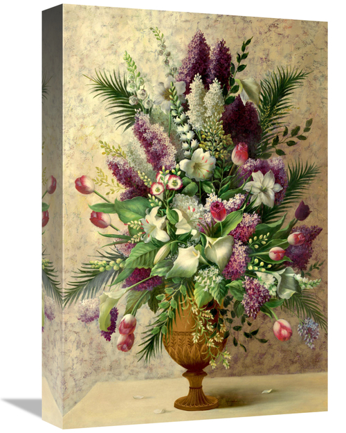 Global Gallery GCS-124741-1218-142 12 x 18 in. Spring Lilac Bouquet Ar