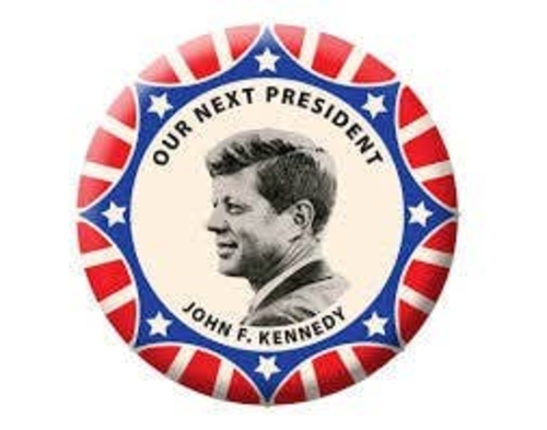 3 Inch Cloth Patch Our Next President John F Kennedy