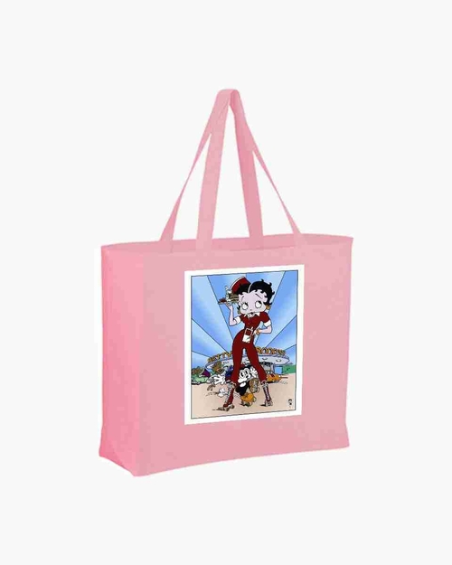 Betty Boop Pink Tote Grocery, Beach New   Bag