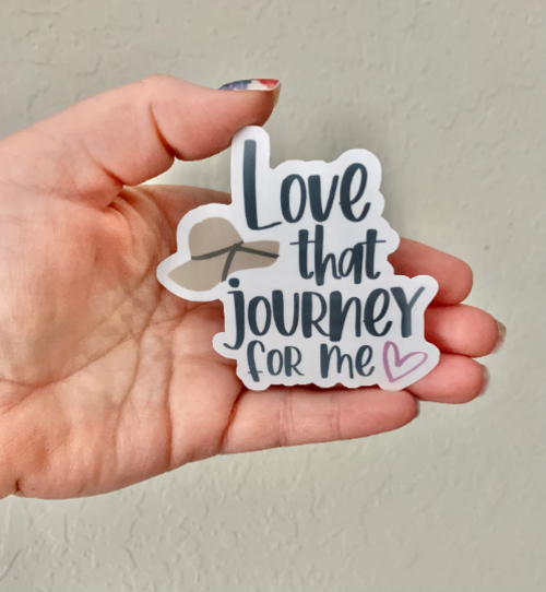 Love That Journey Sticker/Magnet - Schitt's Creek