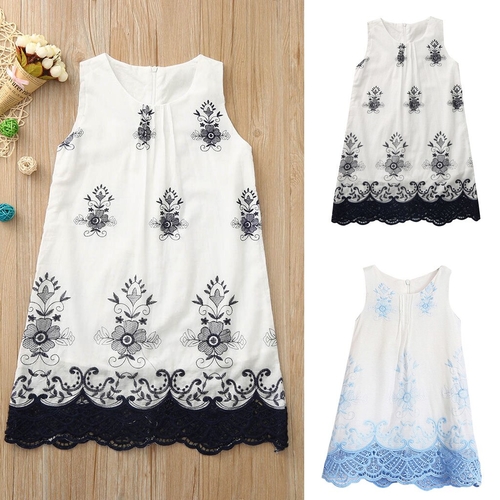 Children Dress Summer Newborn Baby Fashion Lace