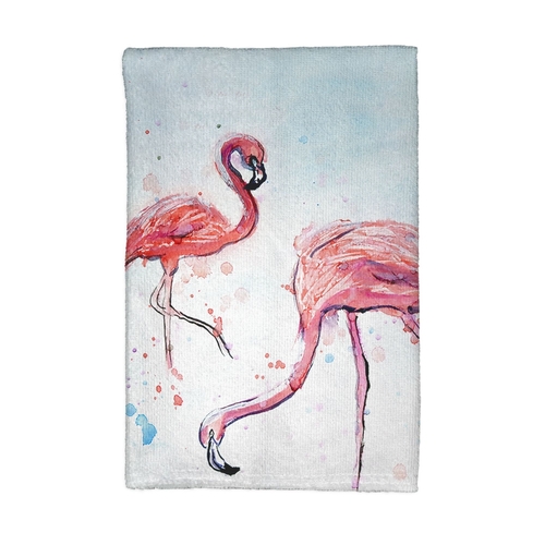 Betsy Drake KT643 Funky Flamingos Kitchen Towel