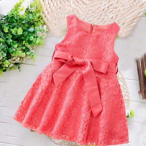 Pudcoco Hot Sale Baby Girls Bow Sleeveless