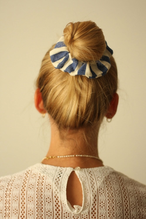 Handmade Scrunchie Ole | Blue