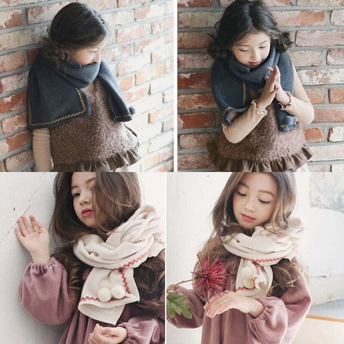 Child Kid Boy Girl Baby Winter Warm Knit Long Neck