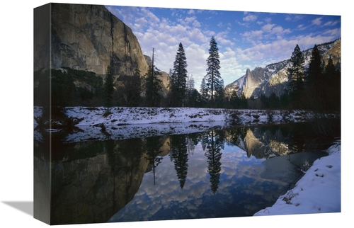 Global Gallery GCS-452027-1216-142 12 x 16 in. El Capitan & the Merced