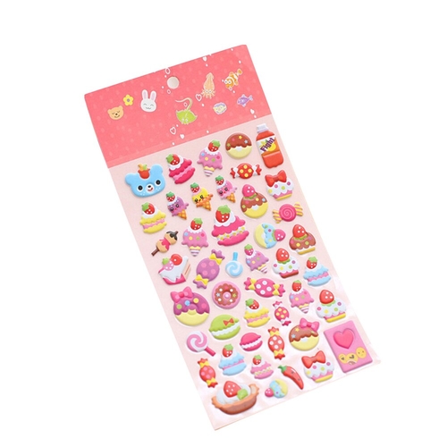 Color Heart Valentine Stickers Patterns Foil
