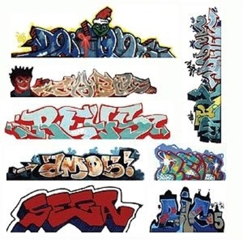 Blair Line BLR2246 HO Scale Graffiti Decals Mega Set No.3