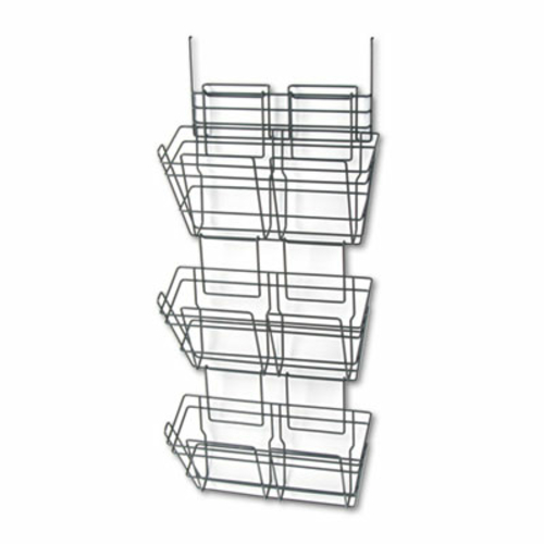 Safco 4151CH Panelmate Triple-File Basket Organizer  15 .5 x 29 .5  Ch