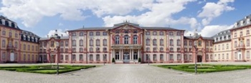 Facade of a castle  Castle Bruchsal  Bruchsal  Baden-Wurttemberg  Germ