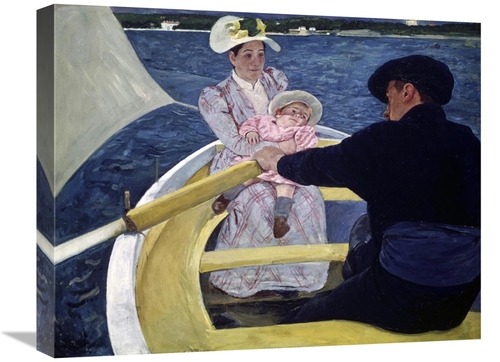 Global Gallery GCS-277002-22-142 22 in. The Boating Party Art Print - 