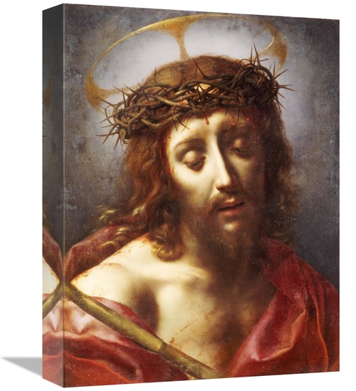 16 in. Christ As the Man of Sorrows Art Print - Carlo Dolci