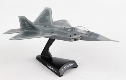 1 by 145 Scale Lockheed Martin F-22 Raptor Model Airplane