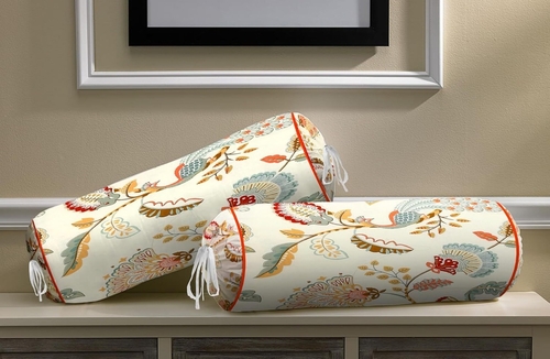 Clovertico Decorative Bolster Cover/Masand Cover : 100% Cotton : Set