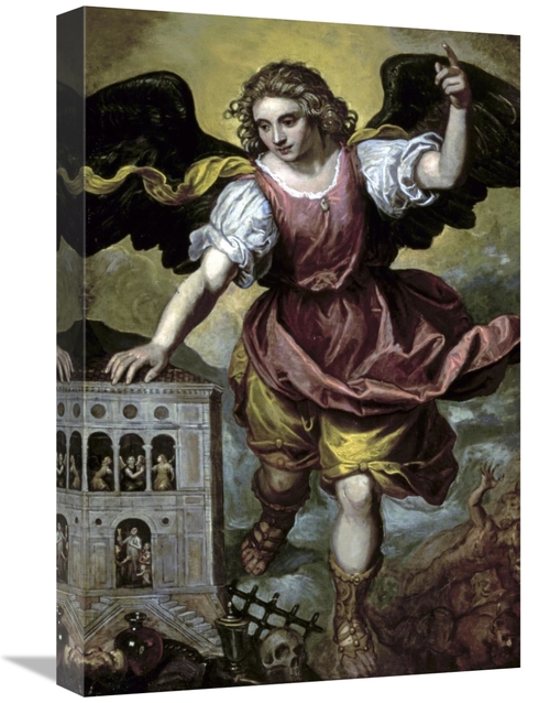 Global Gallery GCS-282510-22-142 22 in. The Archangel St. Michael Art 