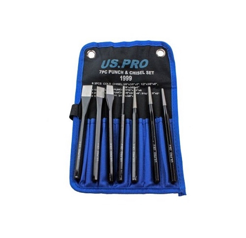 US PRO 7pc Punch & Chisel Set