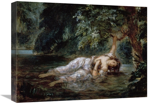 Global Gallery GCS-277364-22-142 22 in. Death of Ophelia Art Print - E