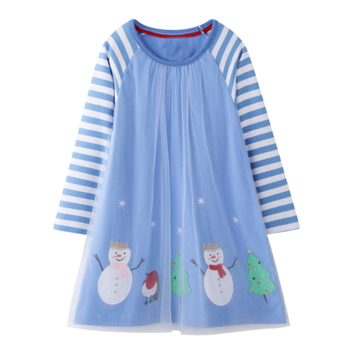 Kids Dress 2019 autumn Baby Christmas long sleeve