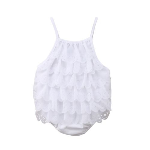 Fashion Baby Kid Girl Cotton Lace Sleeveless