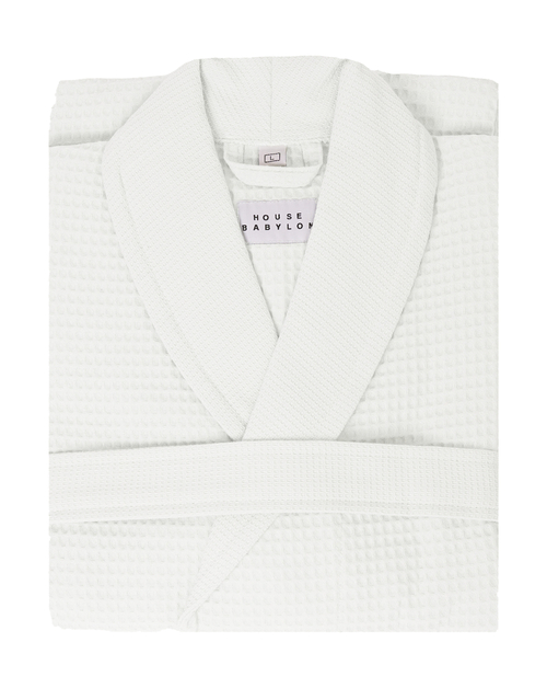 BATHROBE | WAFFLE WHITE - S/M