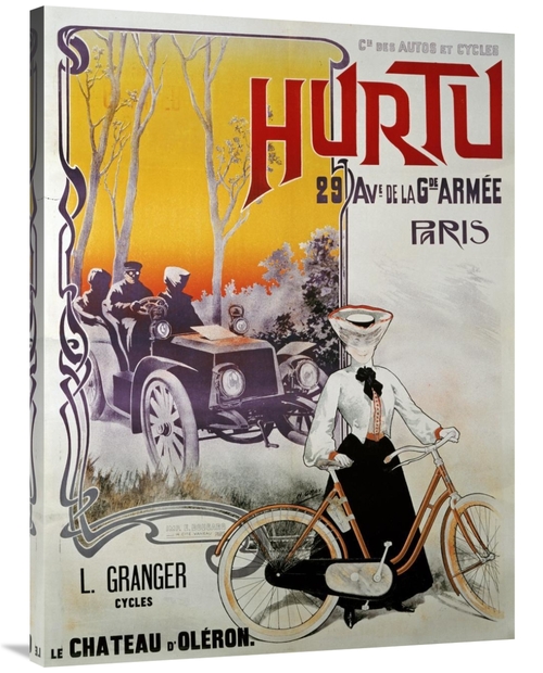 Global Gallery GCS-266424-40-142 40 in. Hurtu Art Print - H Gray