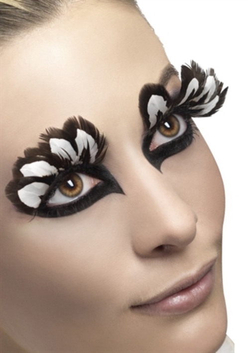 Feather Eyelashes - Brown