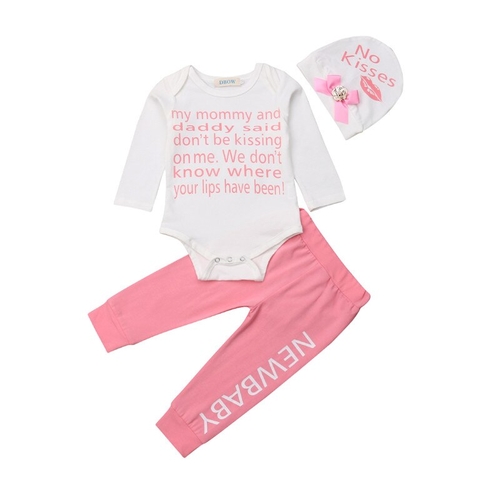 Casual Toddler Baby Girls Cotton Sets Tracksuits