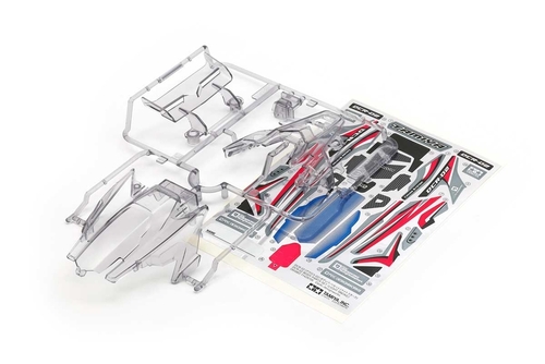 Tamiya TAM95490 JR Body Set DCR-02, Light Smoke
