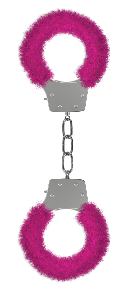 Pleasure Furry Handcuffs - Pink