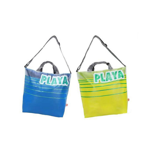 Beach Bag Colorbaby Blue Green PVC 52 x 14,5 x 40 cm (52 x 14,5 x 40