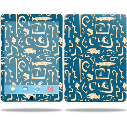 MightySkins APIP5G-Deco Fish Skin for Apple iPad 5th Gen - Deco Fish