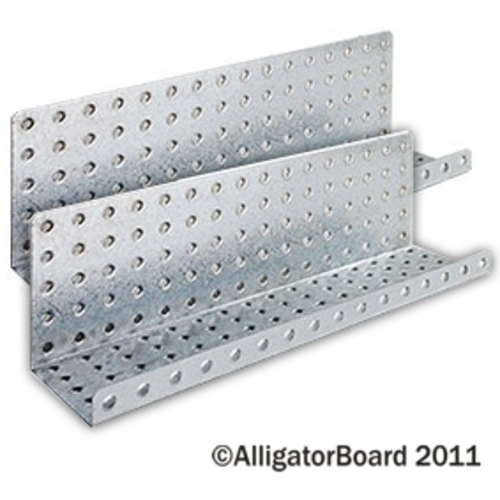 Alligator Board ALGSHELF5x16GALV 5 in. L x 16 in. W Metal Pegboard She