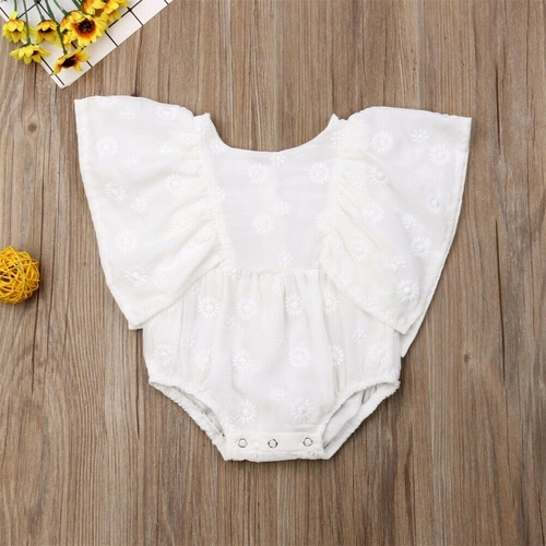 FOCUSNORM Newborn Baby Girl Bodysuits Summer