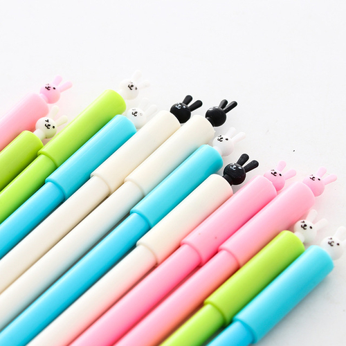 3 Pcs/Lot Cute Rabbit Gel pens 0.5mm gel pen