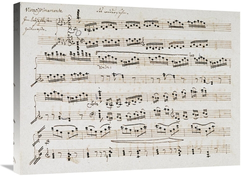 Global Gallery GCS-267481-30-142 30 in. Manuscript of the Second & Thi