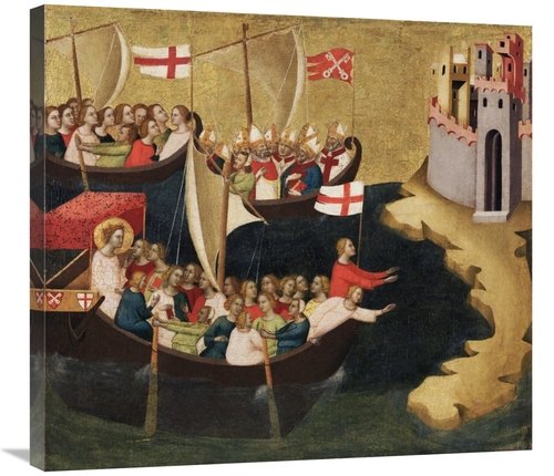 Global Gallery GCS-456785-30-142 30 in. Arrival of Saint Ursula at Col