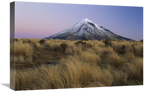 Global Gallery GCS-453501-1624-142 16 x 24 in. Mount Taranaki At Dusk&