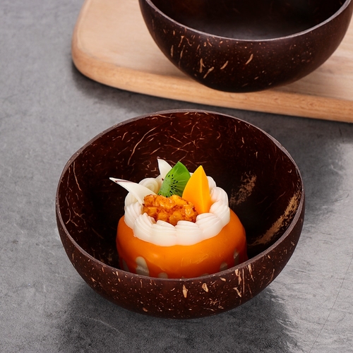 1PC Handcraft Vintage Natural Coconut Shell