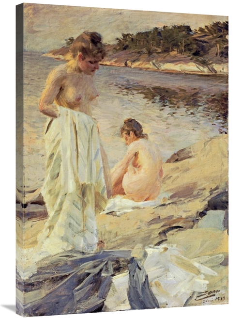 Global Gallery GCS-267612-36-142 36 in. Les Baigneuses Art Print - And