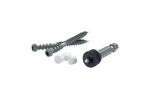 Fastenmaster 5915319 No. 9 x 2 in. Square Head Carbon Steel Trim Screw