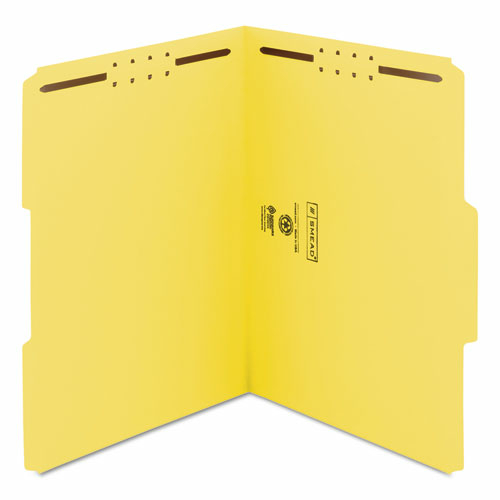 Smead Manufacturing 12942 WaterShed & CutLess Folder, Yellow
