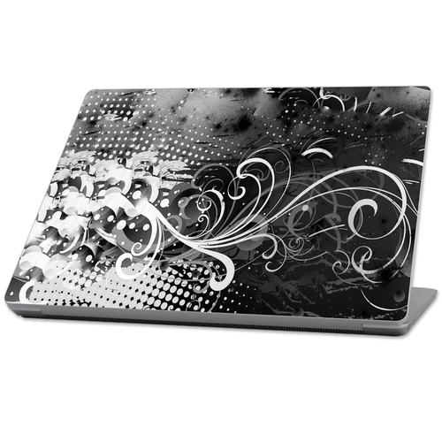 MightySkins MISURLAP-Black Flourish Skin for Microsoft Surface Laptop 