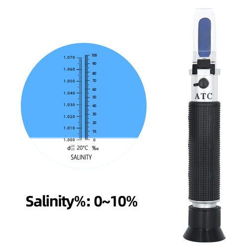 Salinity Content Refractometer ATC Automatic Temperature Compensation